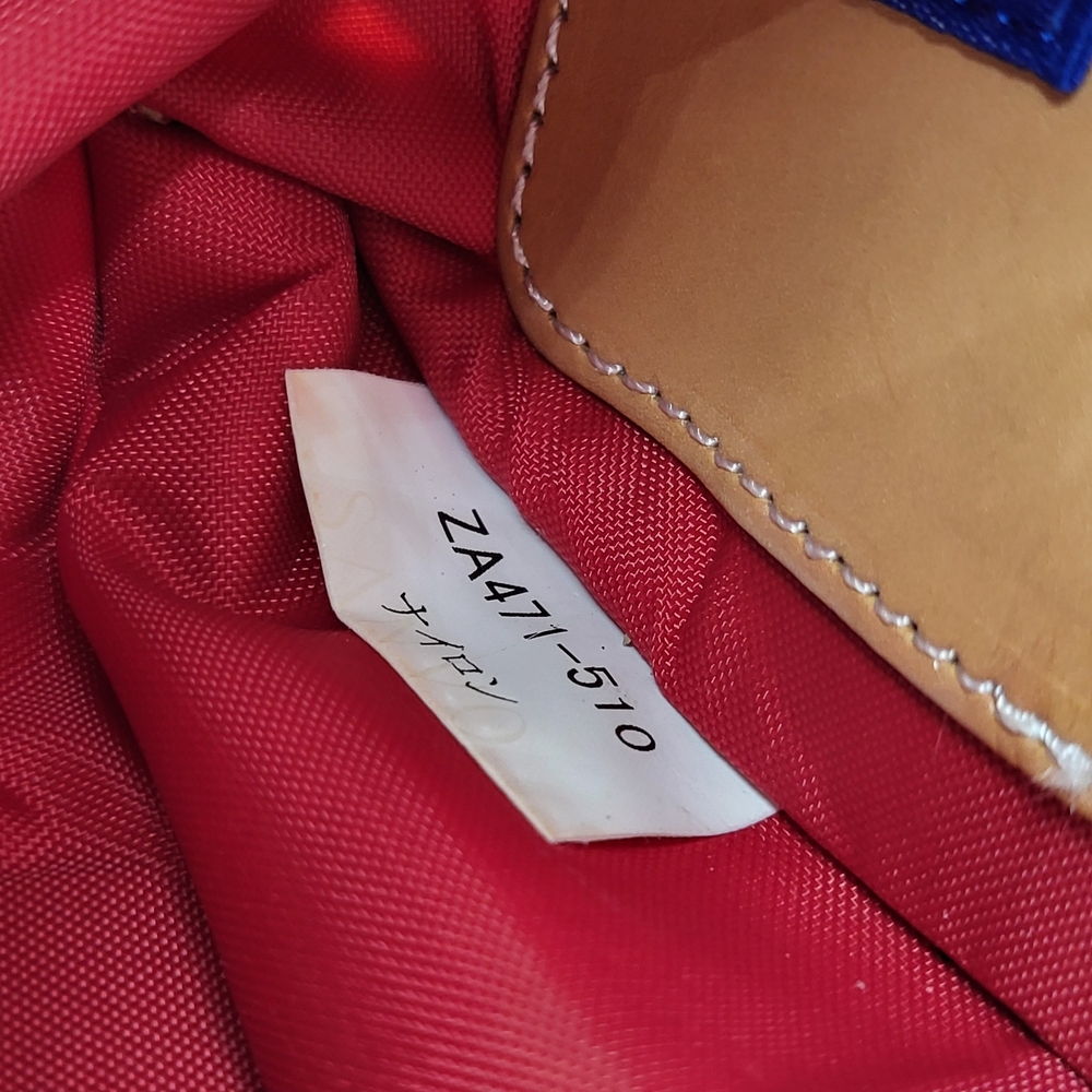 Burberry Nova Check Blue Label Waist Crossbody Bag Canvas Red..Authentic.. - Picture 8 of 16
